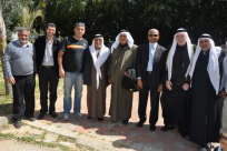 بالصور: عقد راية الصلح بين عائلتي أبو معمر والقرم في مدينة الرملة